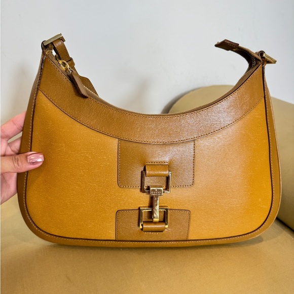 ❌SOLD❌Gucci Jackie Vintage Brown Shoulder Bag . - Picture 4 of 11